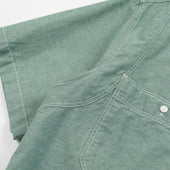 Big Pocket Half Shirt Green