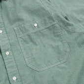 Big Pocket Half Shirt Green