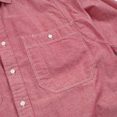 Big Pocket Half Shirt Red