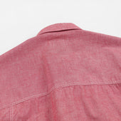 Big Pocket Half Shirt Red