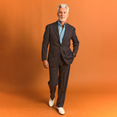 Char High Twist Single Breasted Waverly Suit