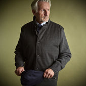 Cashmere Loro Piana Cino Jacket With Knitted Sleeves