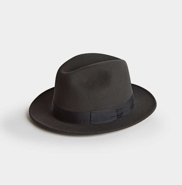 Charcoal Grey Burlington Trilby