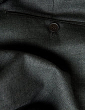 Dark Grey Pure Wool Trousers