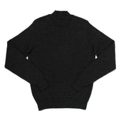 Charcoal Mockneck Pullover Sweater