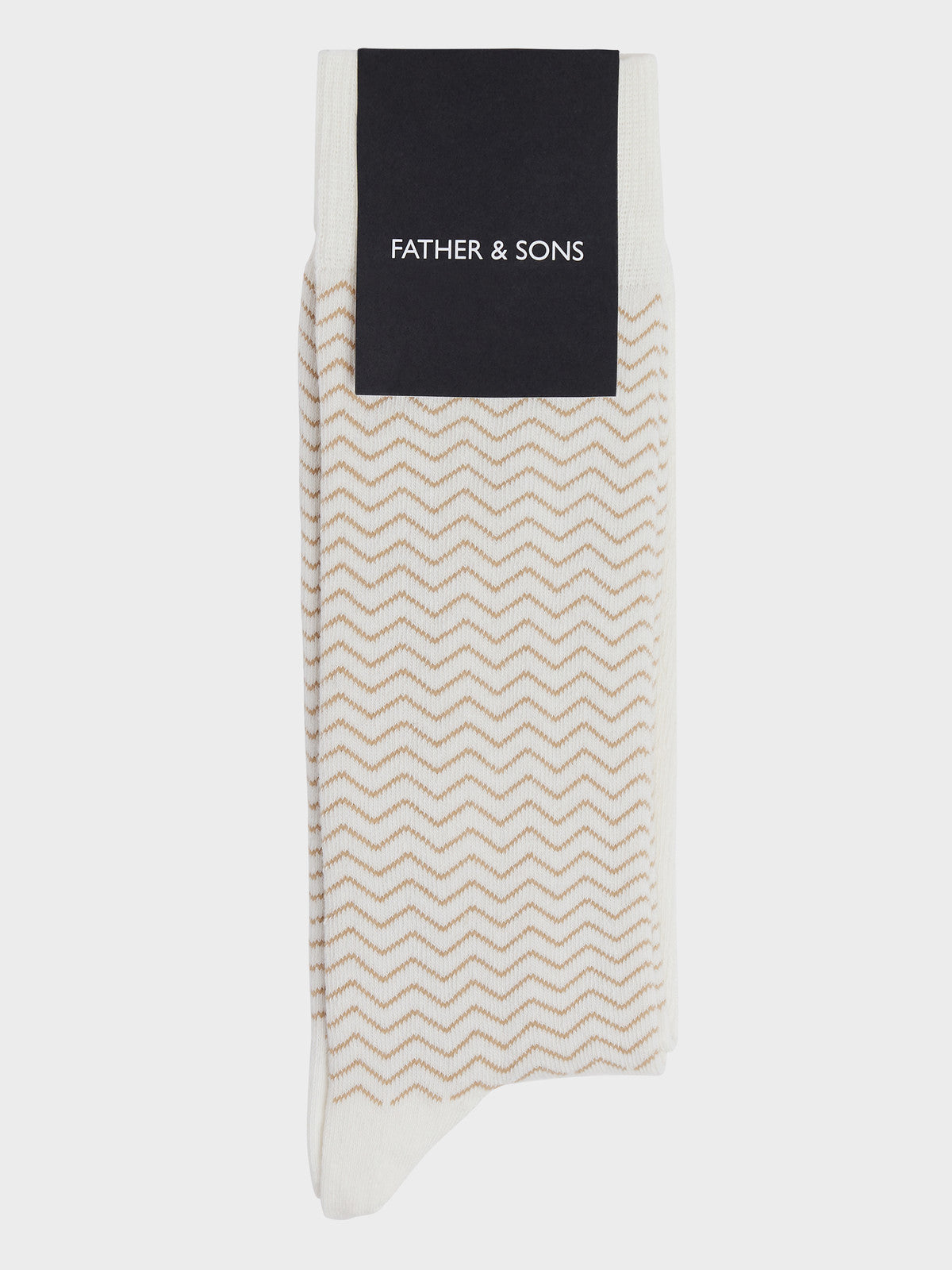 Chaussettes En Coton Bio M Lang Cru Motif