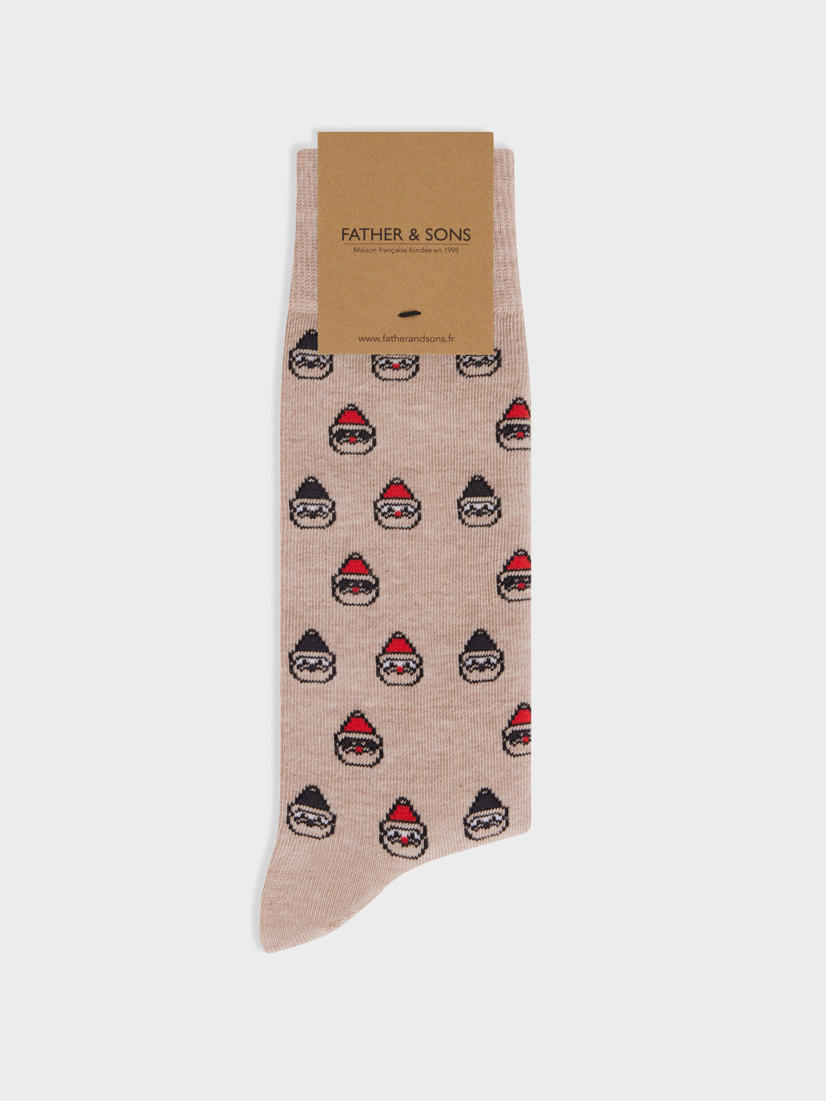 Chaussettes En Coton M Lang Beige Motif