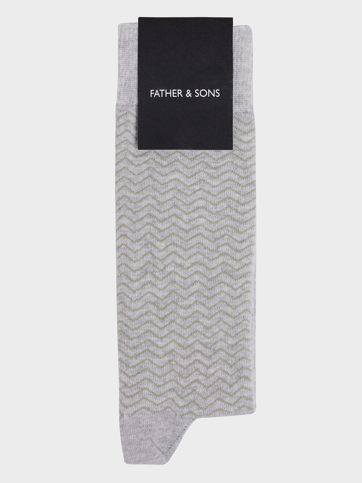 Chaussettes En Coton Bio M Lang Gris Motif