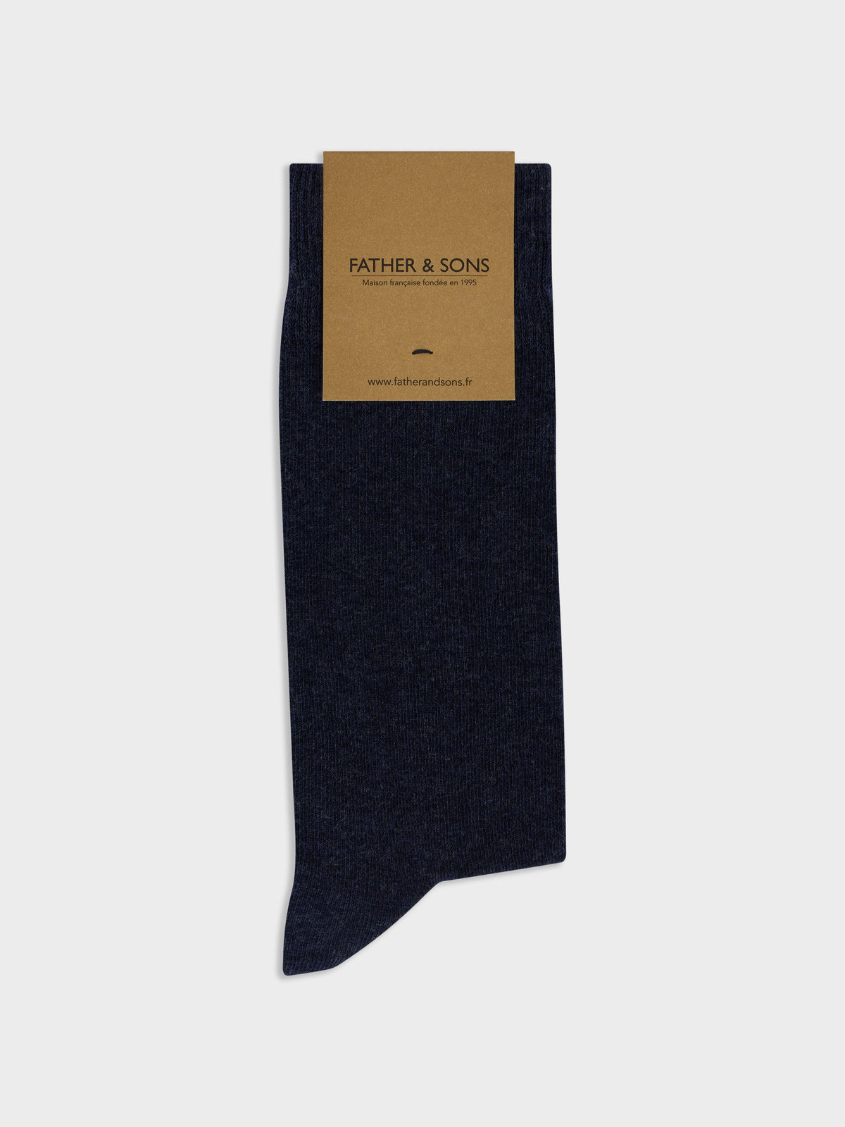Chaussettes En Coton Bio M Lang Bleu Indigo