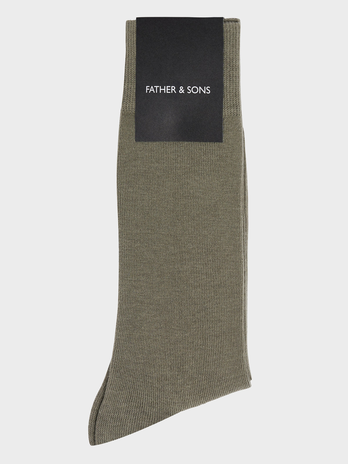 Chaussettes En Coton Bio M Lang Kaki