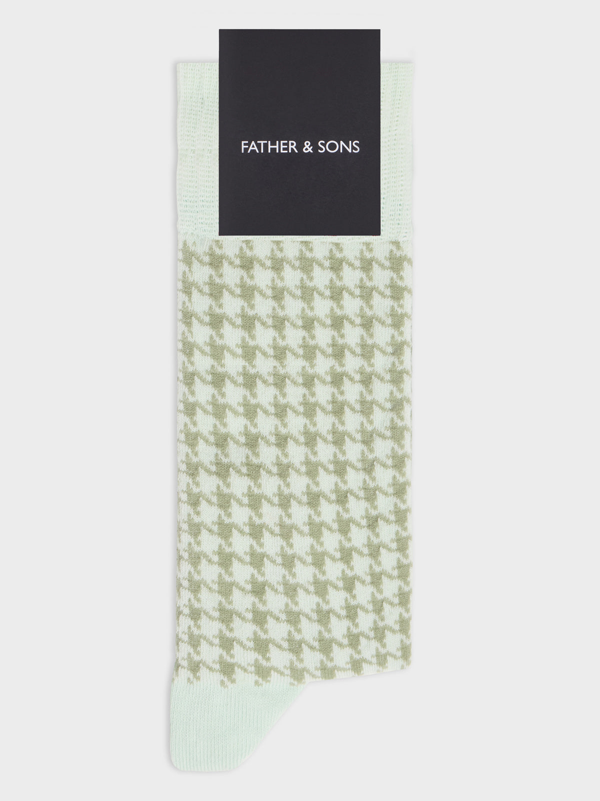 Chaussettes En Coton Bio M Lang Vert D Eau Motif