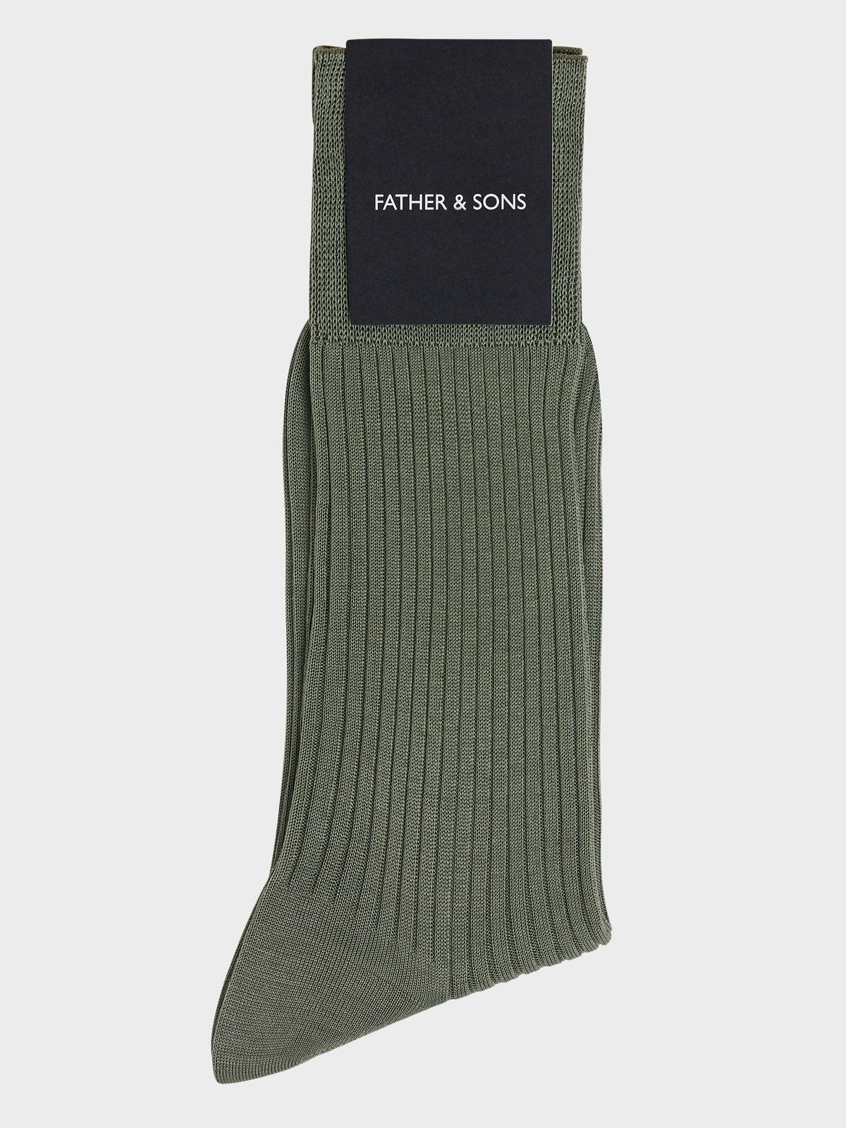 Chaussettes En Coton Fil D Ecosse Vert D Eau