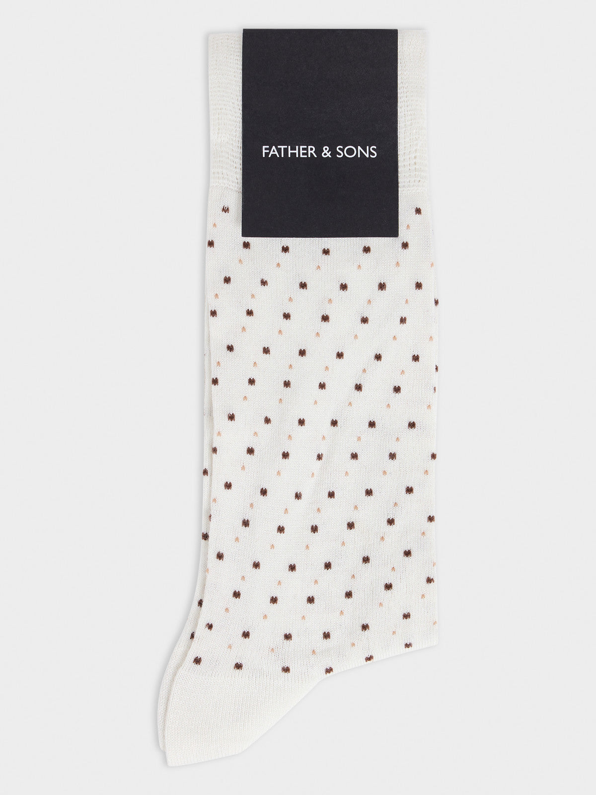 Chaussettes En Viscose De Bambou Cru Pois