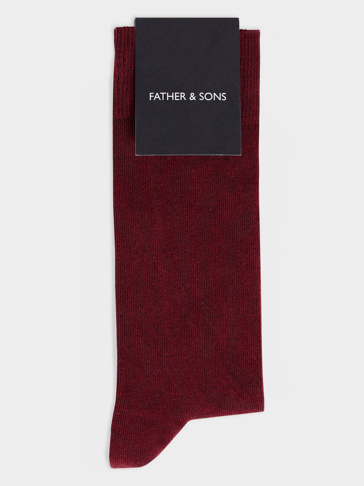 Chaussettes En Coton Bio M Lang Bordeaux