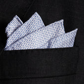 Blanc & Bleu - Tirets - Coton