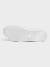 Slip On En Toile Blanche