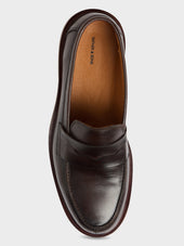 Mocassins En Cuir Lisse Marron
