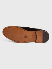 Mocassins En Cuir Nubuck Marron