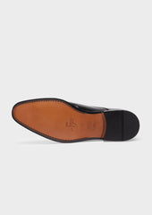 Derbies En Cuir Lisse Noir