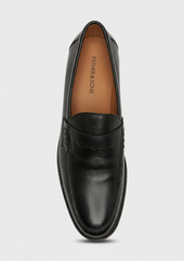 Mocassins En Cuir Lisse Noir