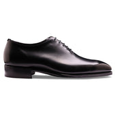 Crowndale Wholecut Oxford in Black Calf Leather
