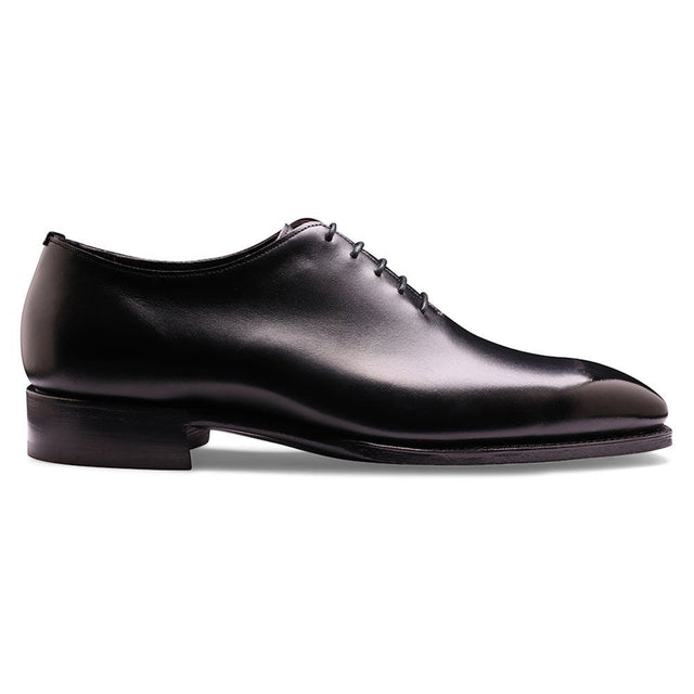 Crowndale Wholecut Oxford in Black Calf Leather
