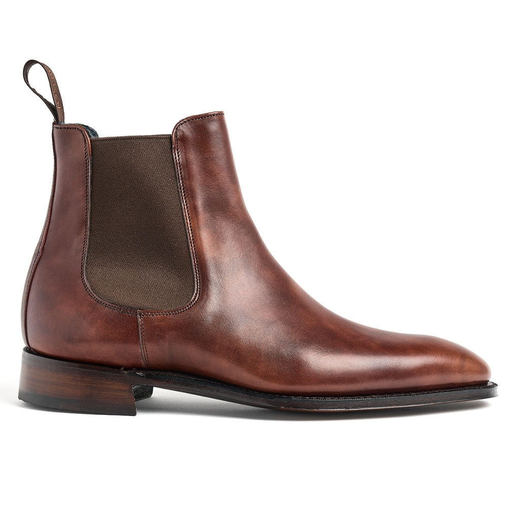 Godwin Chelsea Boot In Museum Calf Leather