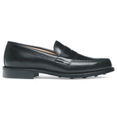 Howard R Loafer in Black Calf Leather