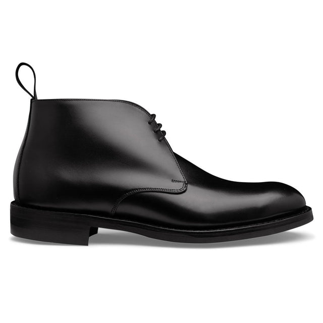 Jackie III R Chukka Boot in Black Calf Leather
