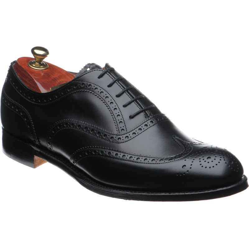 Cheaney Arthur III mens brogues in black calf