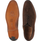 Cheaney Arthur III mens brogues in plough suede