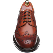 Cheaney Avon R mens rubber-soled brogues in dark leaf calf
