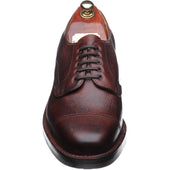 Cheaney Cairngorm II (Rubber) mens rubber-soled Derby shoes in burgundy grain