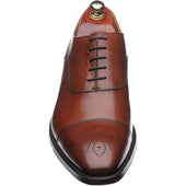 Cheaney Cambridge mens semi-brogues in dark leaf