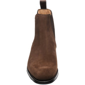 Cheaney Godfrey D mens rubber-soled Chelsea boots in plough suede