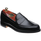 Cheaney Hudson mens loafers in black calf