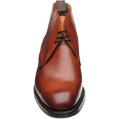 Cheaney Jackie III Rubber mens rubber-soled Chukka boots in dark leaf calf