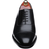 Cheaney Lime Rubber mens rubber-soled Oxfords in black calf