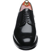 Cheaney Wye II mens Derby shoes in black hi-shine