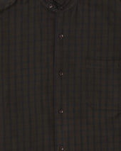 Check Dress Shirt Check Mud Dye