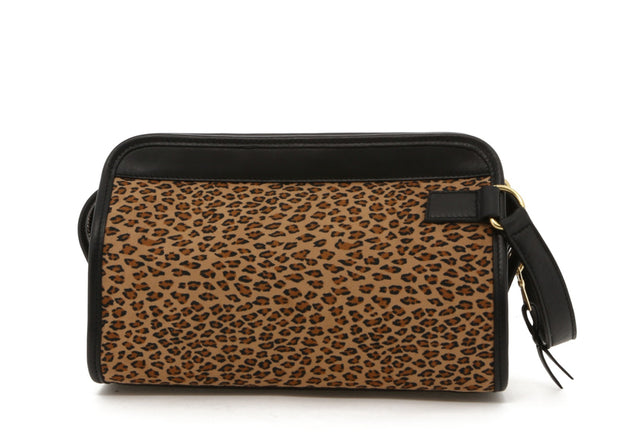 Small Travel Kit - Cheetah Microfiber / Black Trim