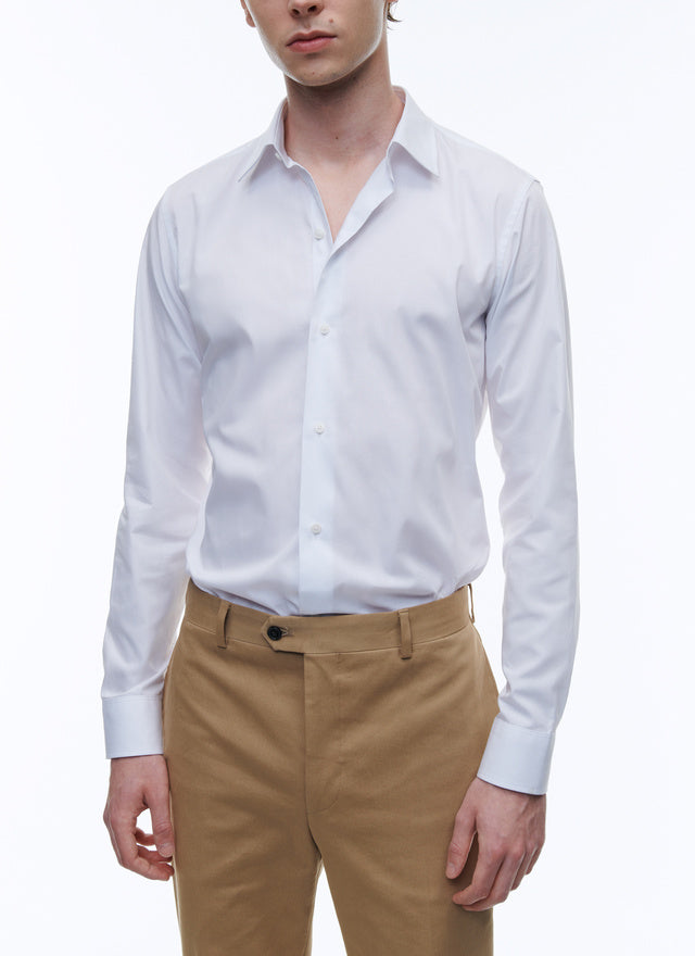 Shirt en popeline de coton biologique