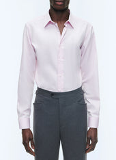 Chemise Col Droit En Coton