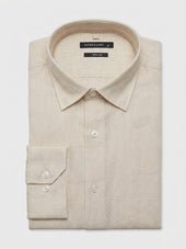 Chemise Slim En Lin Cru