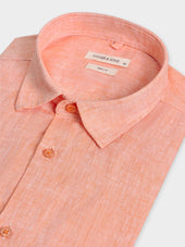 Chemise Sport Slim En Lin Uni