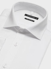 Chemise Slim En Coton Fa Onn Blanc