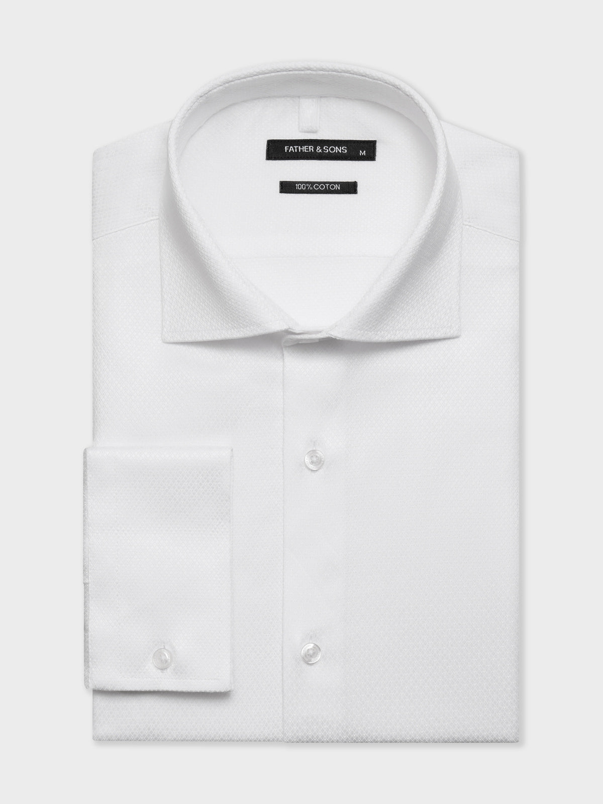 Chemise Slim En Coton Fa Onn Blanc