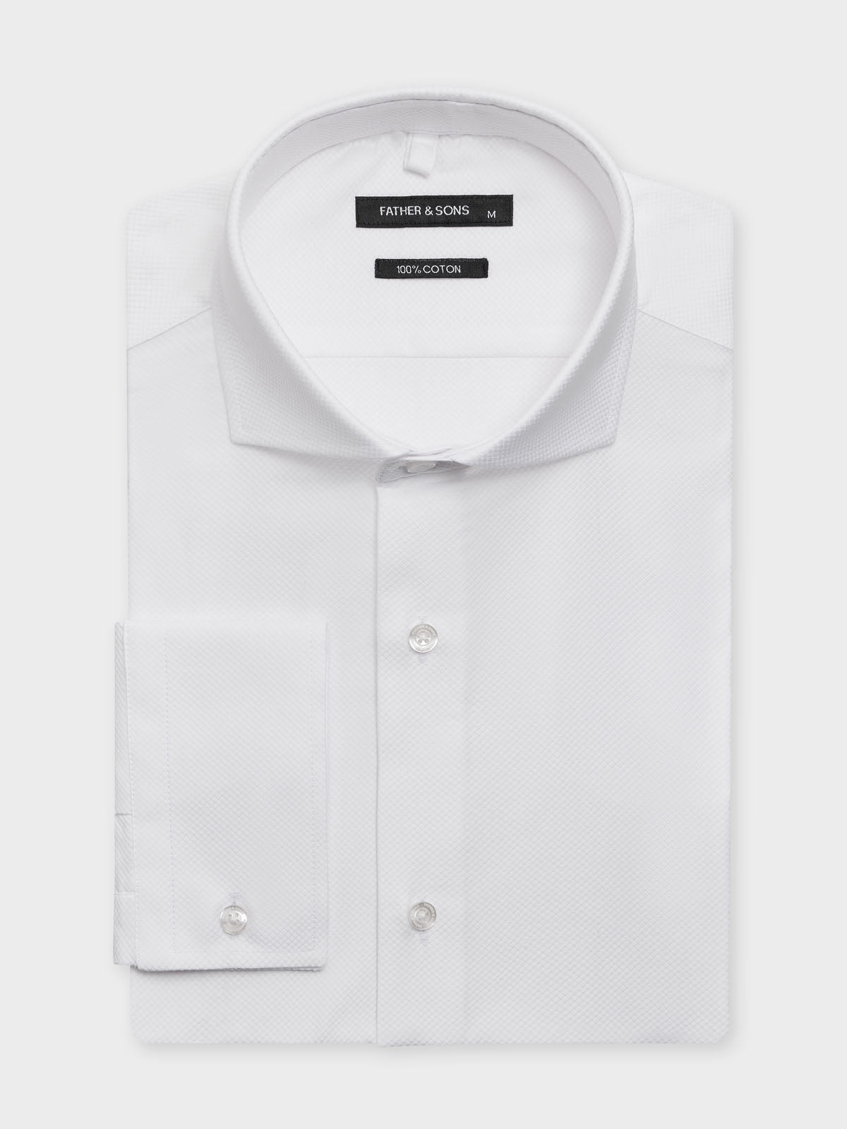 Chemise Regular En Coton Fa Onn Blanc