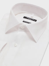 Chemise Non Iron Slim En Coton Fa Onn Blanc Rayures