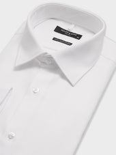 Chemise Non Iron Slim En Twill De Coton Blanc